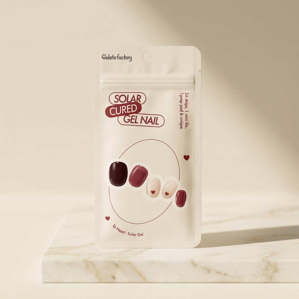 To Heart Solar Gel - الكيس الأصلي Solar Cured Gel Nail